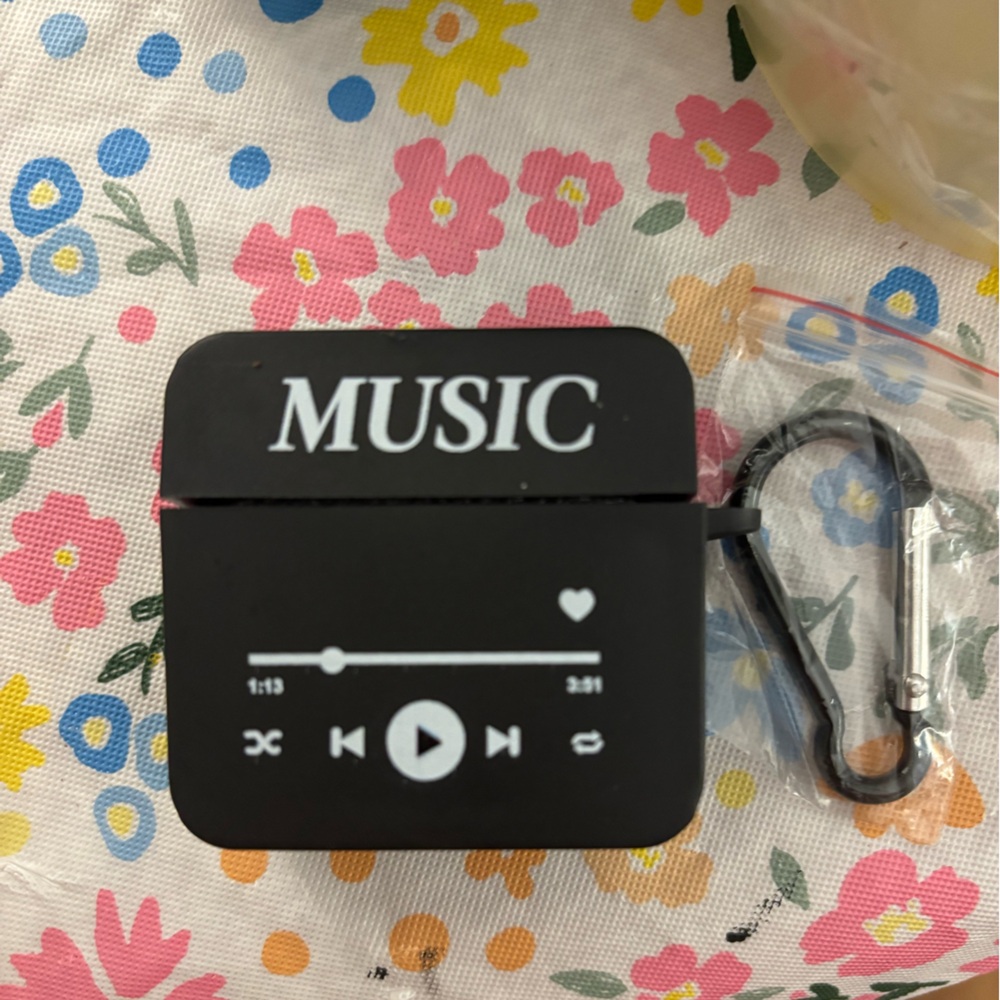 Black Music AirPod series 4 case